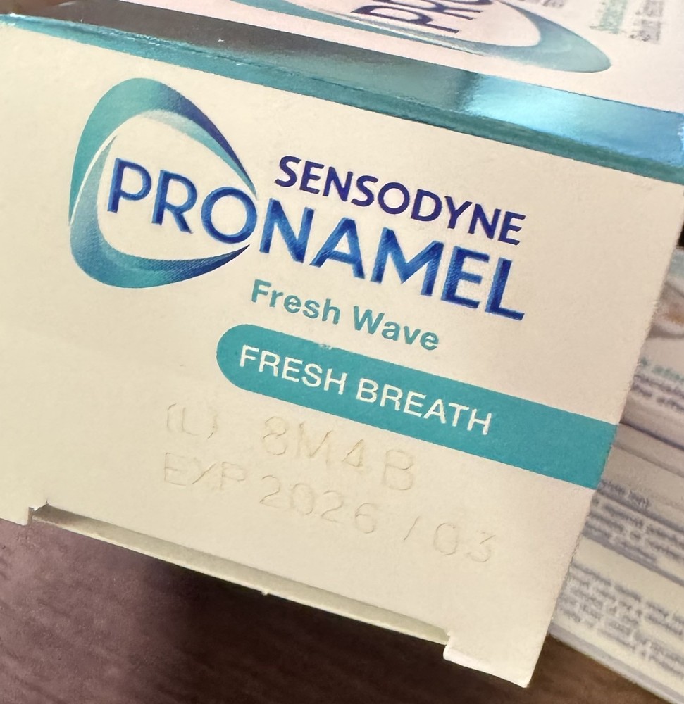 2 Pack Sensodyne Pronamel Toothpaste Fresh Breath Fresh Wave-Sensitive Teeth