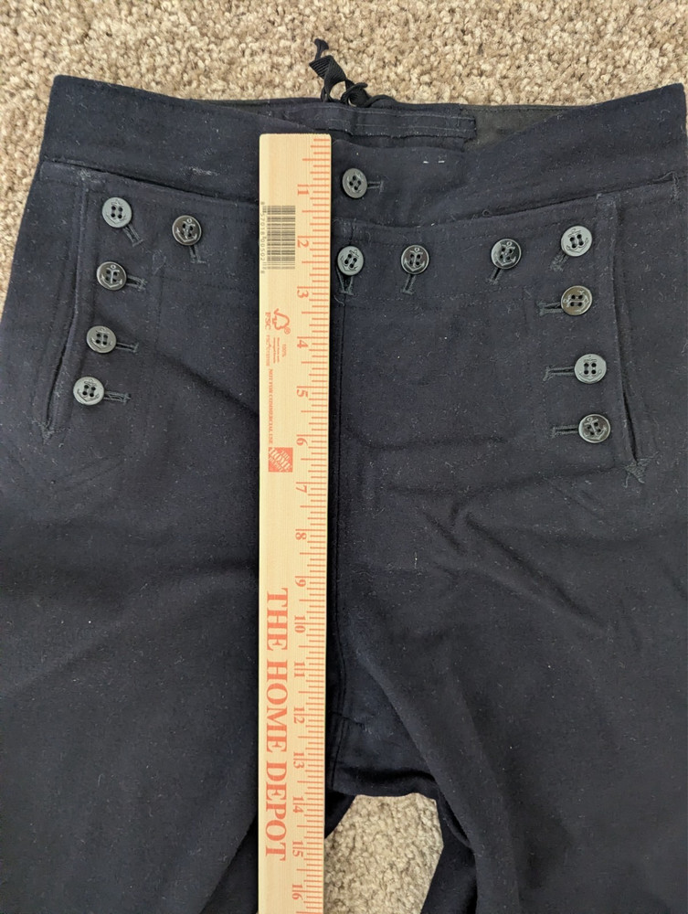 Vintage US NAVY Sailor 100% wool pants