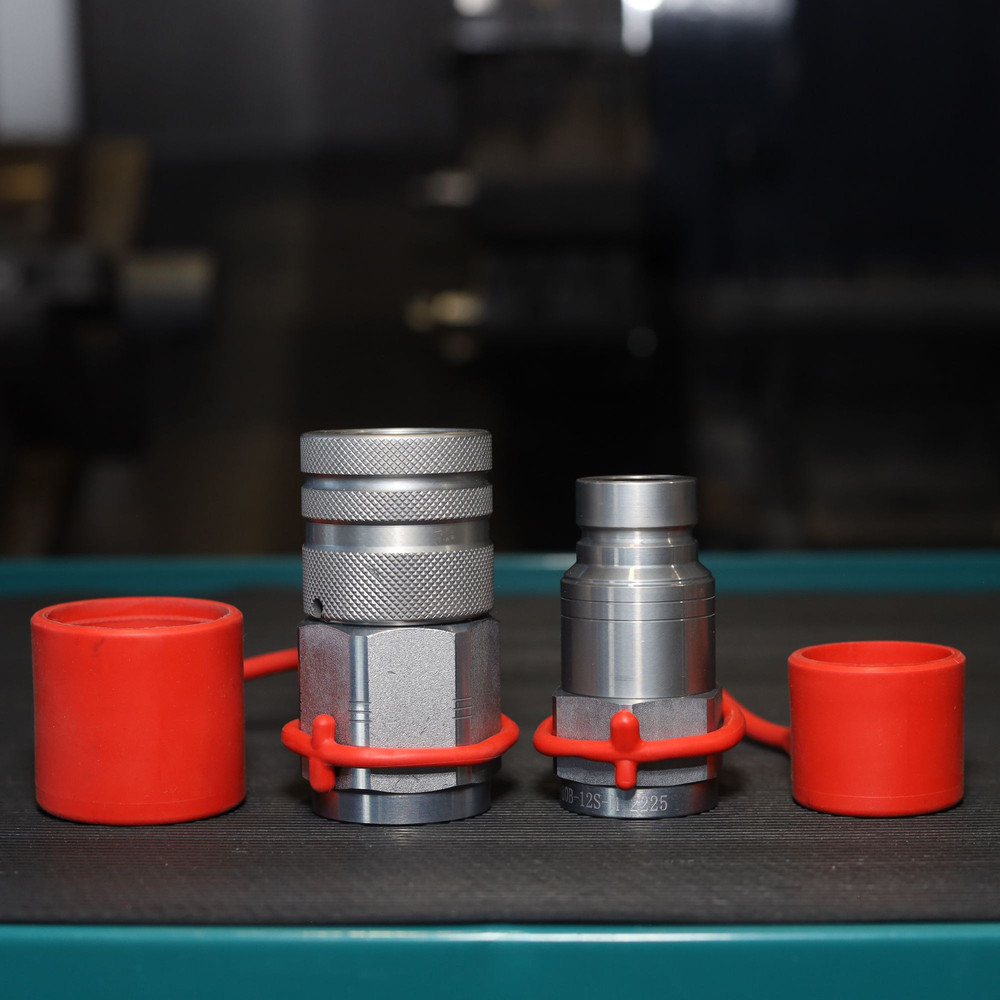 5/8″ Flat Face Hydraulic Quick Couplers Set - 3/4″ SAE Thread