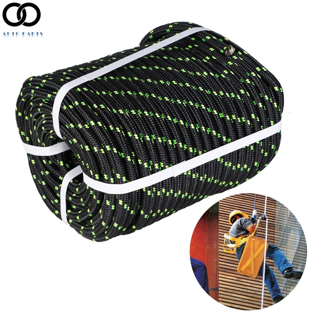 Double Braid Polyester Rope Rigging Rope 6180lbs Breaking Strength1/2"×100FT