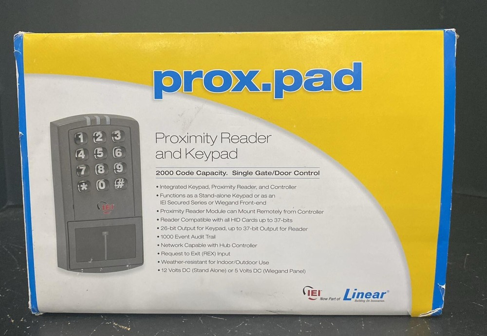 Linear prox.pad  Proximity Reader and Keypad DAMAGE BOX (A1)