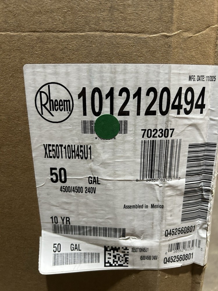 Rheem Performance Platinum 50 Gal Smart High Efficiency Hybrid Water Heater READ