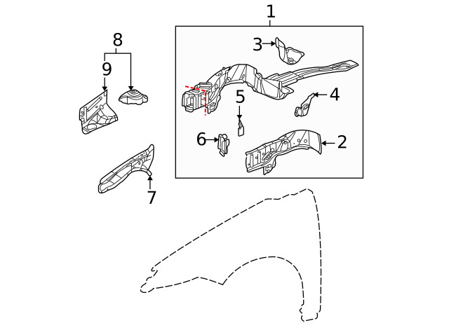 Genuine GM Suspension Support 22686155