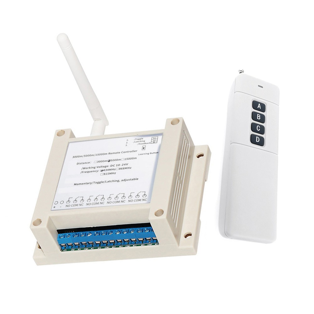 Wireless bidirectional remote control 434M 5000M for industrial manufacturing