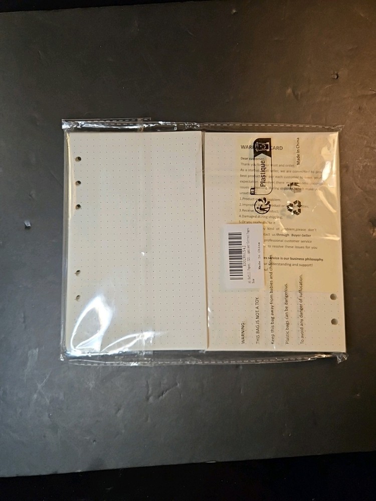A6 Refill Paper Ganiser- Dotted Pages 320