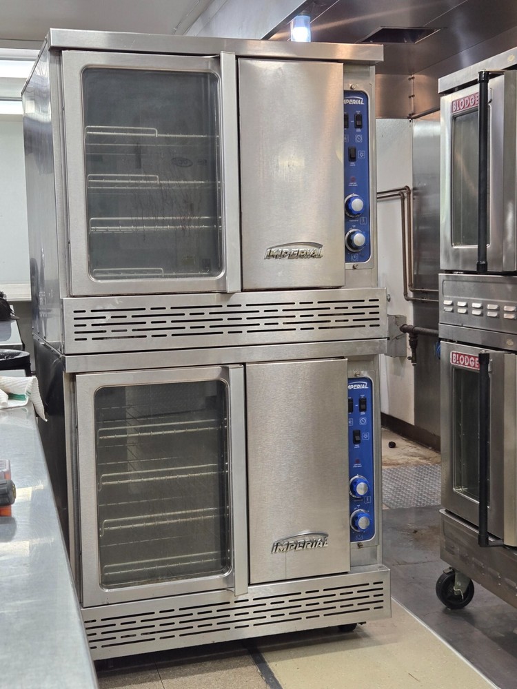 Imperial ICVG-2A Double Stack Full Size Natural Gas Convection Oven