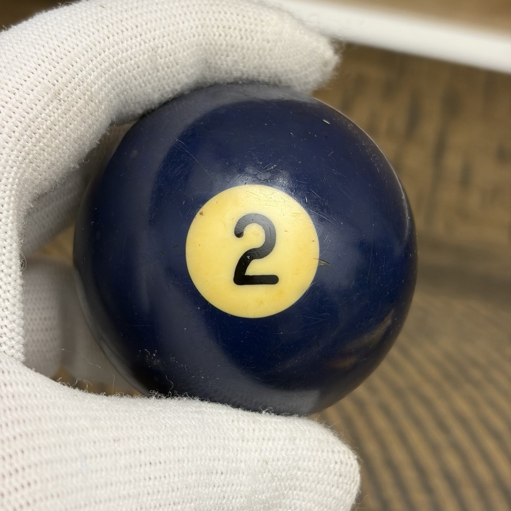 Vintage Pool Billiard Ball #2 Solid Bakelite Tested 2 1/4" Standard Replacement