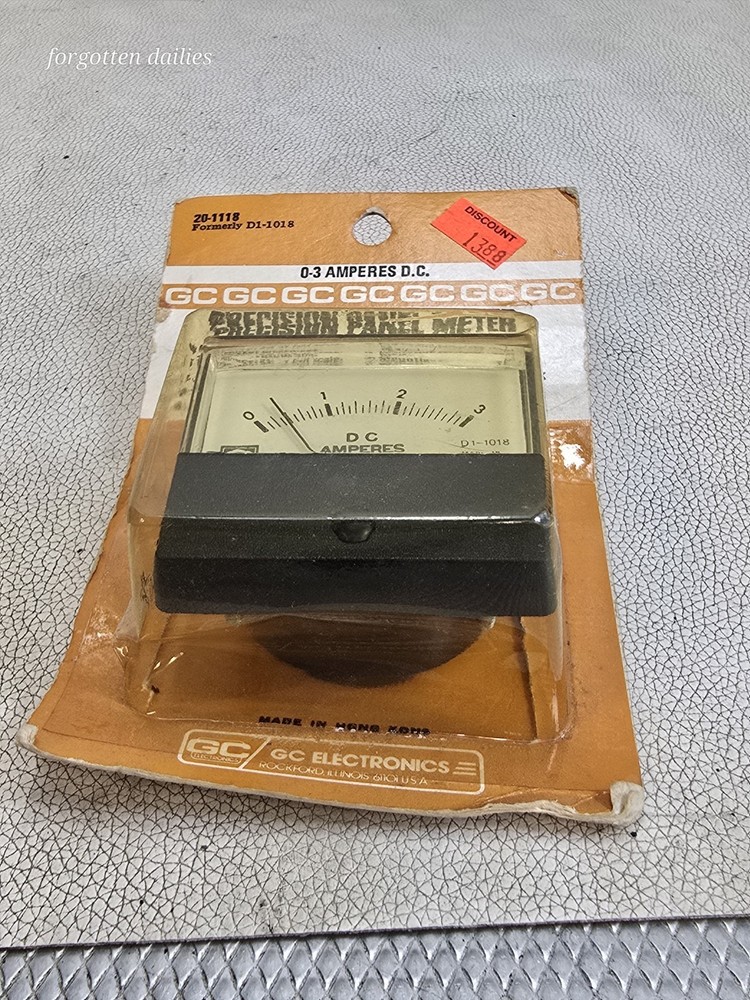GC 100 Microamoere D.C. Precision Panel Meter 20-1118