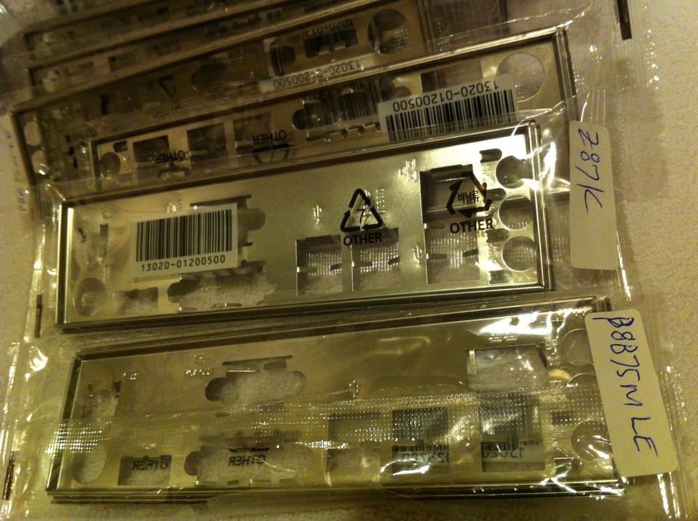 ASUS IO SHIELD FOR ASUS   H81M-A  , ORIGINAL ONE
