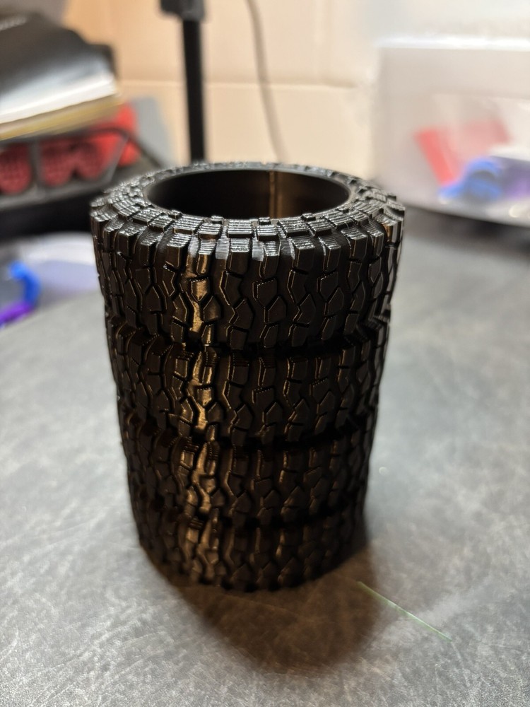 3D Printed Tire Stack Pen Cup 4.5" X 6"