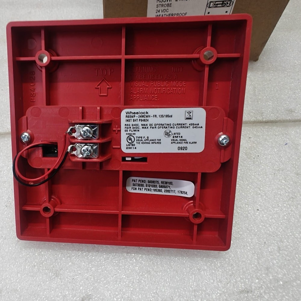 WHEELOCK (COOPER) WATERPROOF STROBE RSSWP-24MCWH-FR