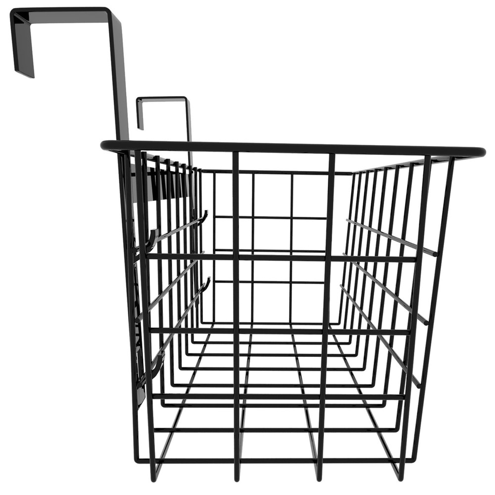 Hanging Kitchen Baskets Wire Storage Basket Over the Cabinet Door Organizer, ...