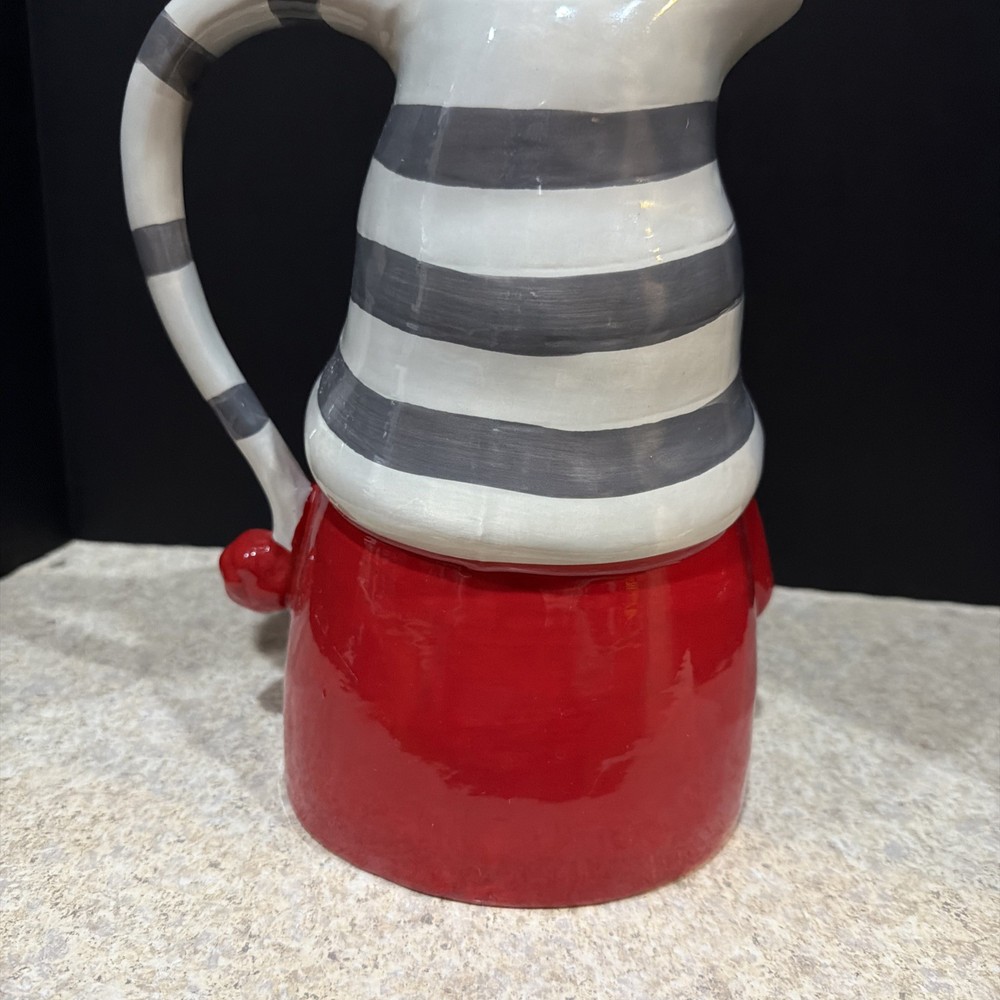 kirklands ceramic gnome pitcher