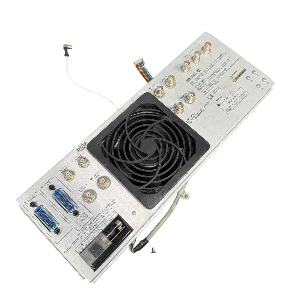 HP 8757D Network Analyzer Back Panel 100% Tested