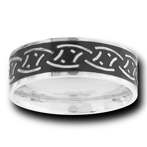 Celtic Ring -  Stainless Steel