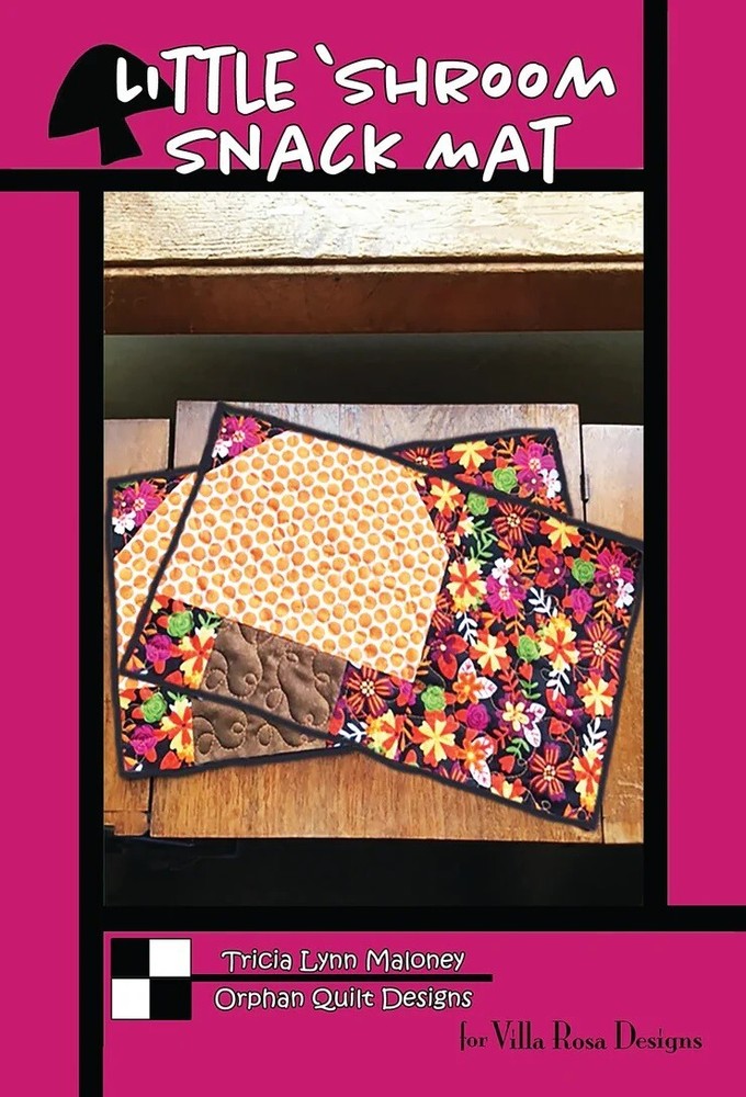 Little 'Shroom Snack Mat Quilting Pattern