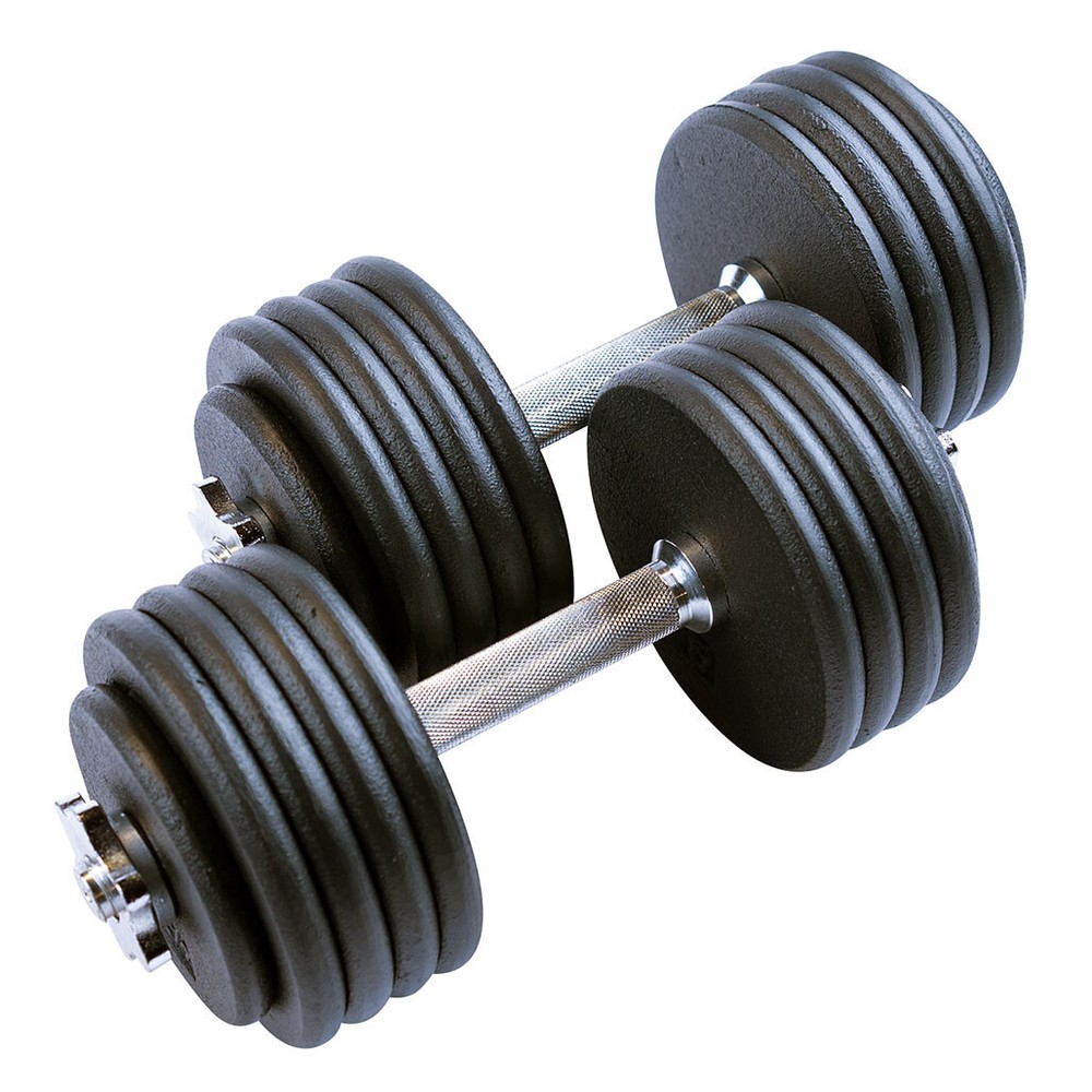 Body-Solid Tools Adjustable Dumbbells, 5 lb. to 45 lb. Pair