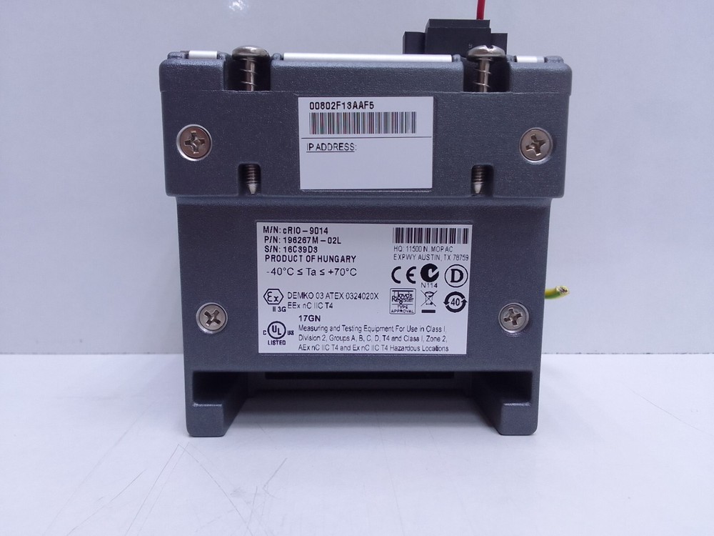 NATIONAL INSTRUMENTS / NI cRIO-9014 / REAL - TIME CONTROLLER