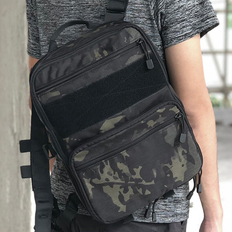 410 Flatpack Tactical Backpack MOLLE D3 Expandable Hydration Pack Multi-purposed
