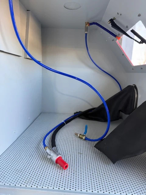 AquaCleaner Vapor Blasting Cabinet OPEN Loop Model 3236