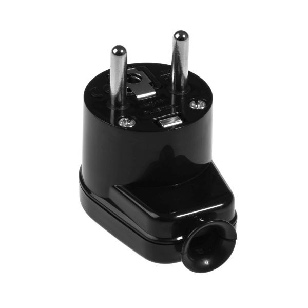 Round angle electric plug