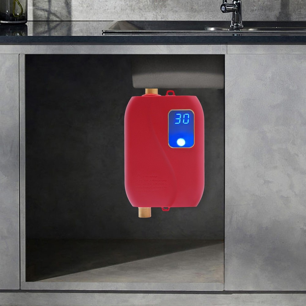 Electric Mini-Tank Water Heater, 110V 3KW Instant Point of Use Hot Water Heater