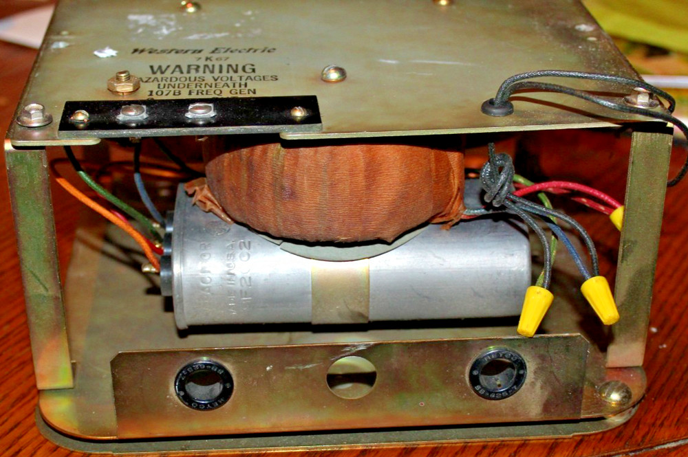 Western Electric 101G Power Plant -107B Frequency Generator