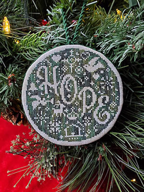 Hope Bauble~Wildflower Stitching LLC