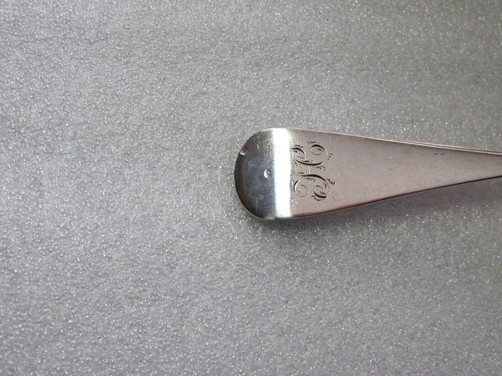 1815 GEORGE III STERLING SILVER TABLE / SERVING SPOON EXETER G. TURNER