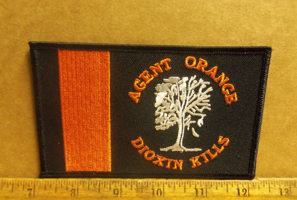 Agent Orange Dioxin Kills Embroidered Patch