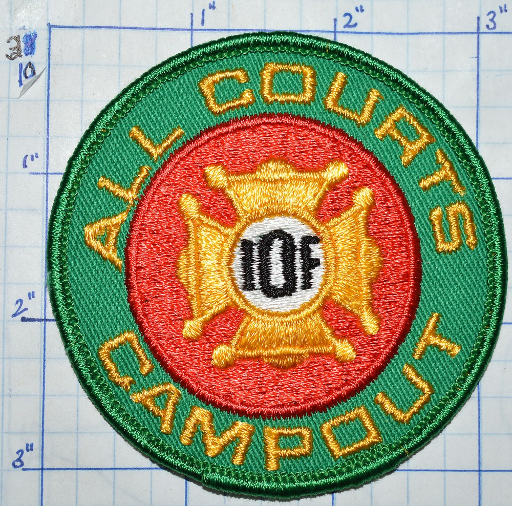 ALL COURTS CAMPOUT INT'L ORDER OF FORESTERS PATCH
