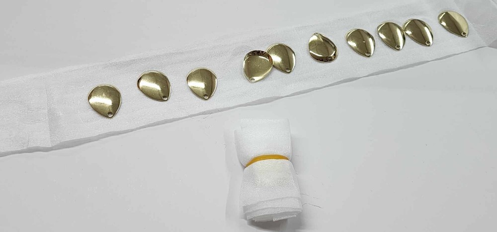 Colorado Spinning Blade 30-Pack Gold Size 4