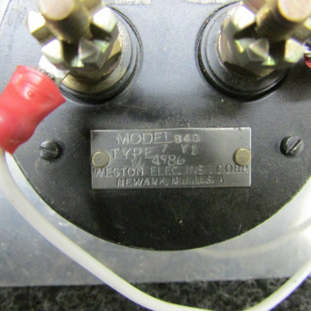 840 / 7Y1 Weston Ammeter Indicator