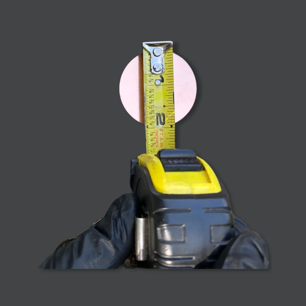 Thick 2" Round Copper Blanks With Hole- 10/Pack 24Gauge