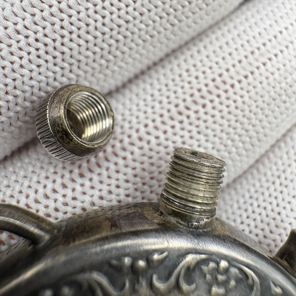 Vintage Perfume Bottle Silver 875 USSR B. Khmelnytsky