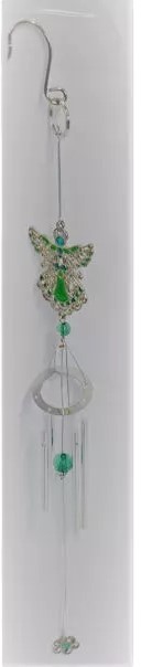Birthstone Angel Wind Chime in May