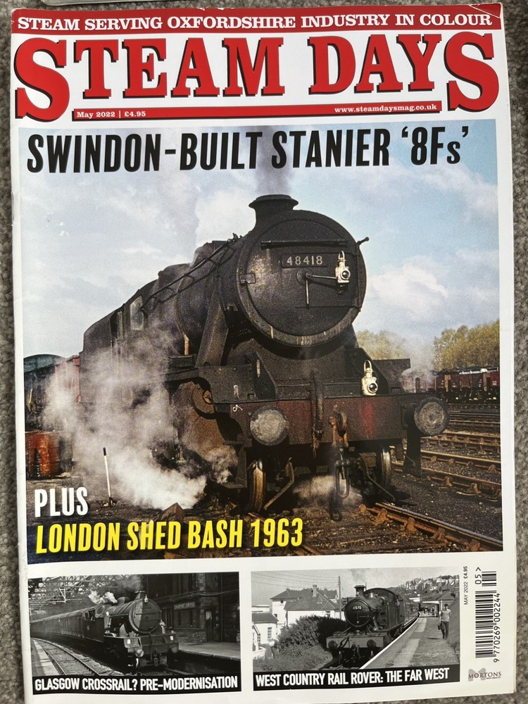 Steam Days Magazine, 2022, 7x Misc Issues,