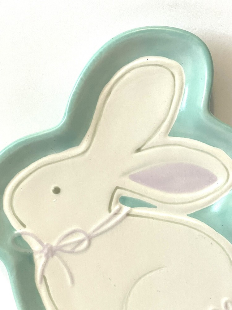 Mercuries Bunny Shaped Plate, Small Ceramic China