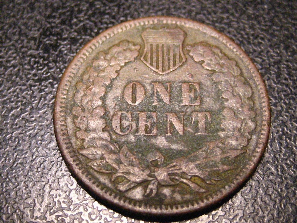 1893 Indian Head Cent Damaged