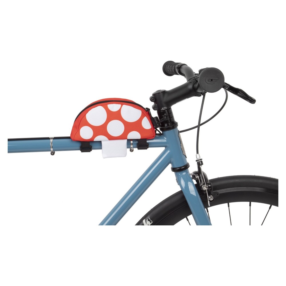 Mushroom Frame Bag-Durable PU-Coated 600D Polyester, Hook and Loop Straps,