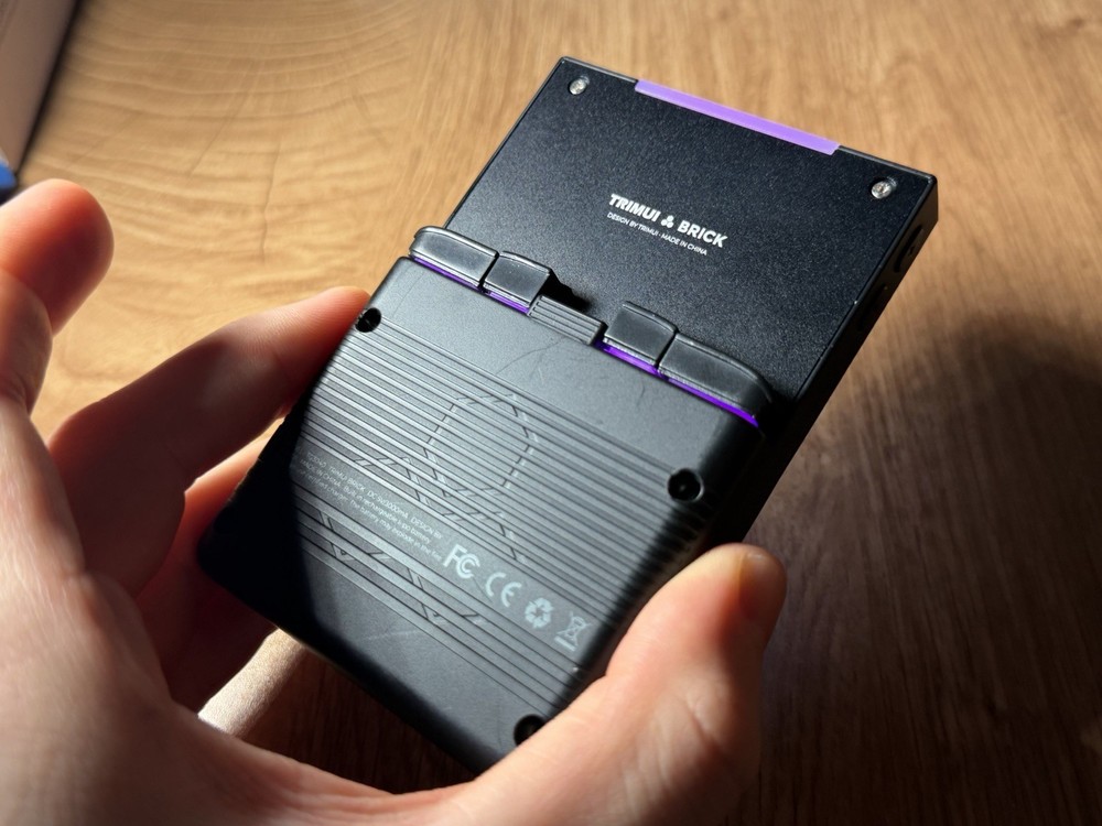 TrimUI Brick Black Open Source Handheld Game Console with 64GB