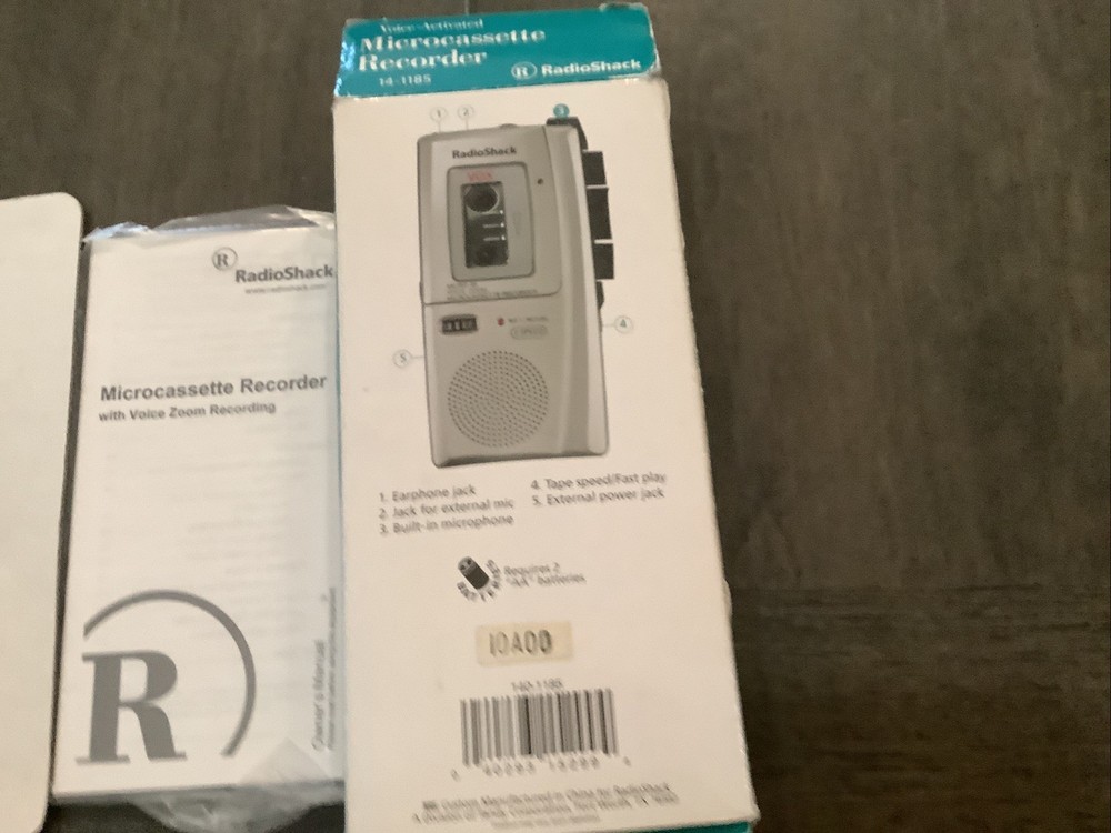 Radio Shack Micro cassette Recorder Micro 46 14 1185
