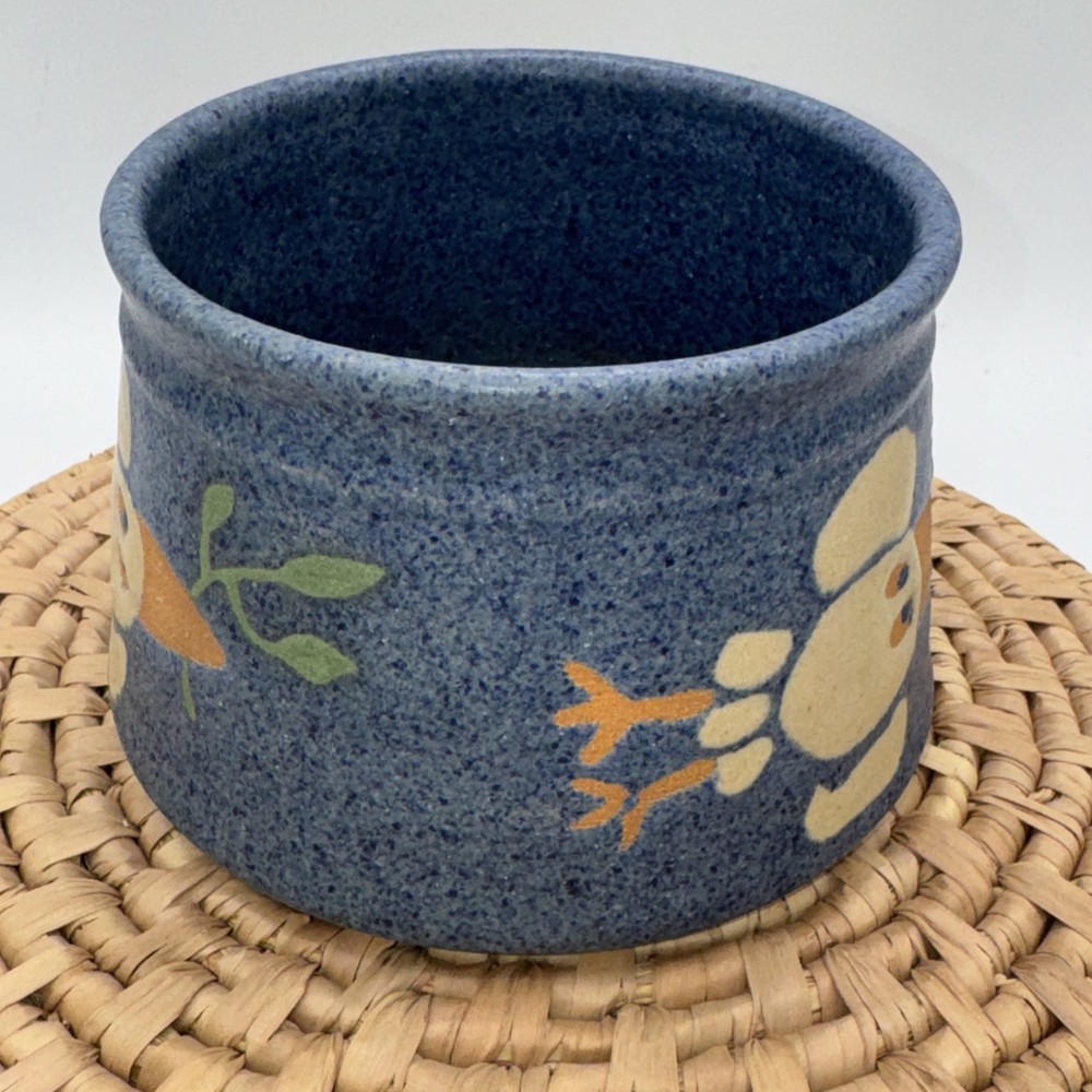 Studio Pottery Bowl Or Planter With Bird Motif