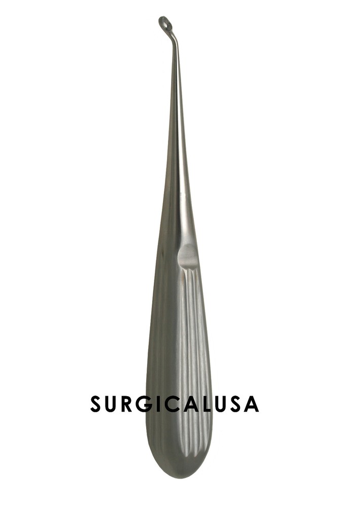 Spratt Bone Curettes 6.5" Oval Cup #00 Right Angled Tip Single End