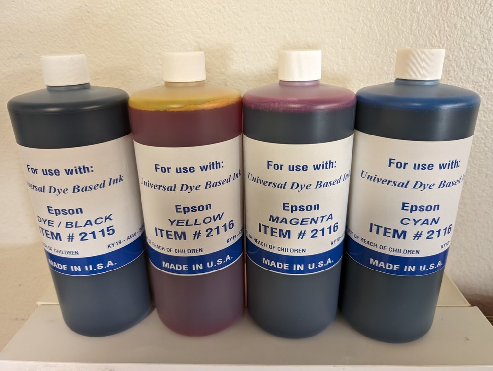 COMPATIBLE EPSON BULK INK REFILL WorkForce ST-C4100 Supertank Color MFP (4000ML)