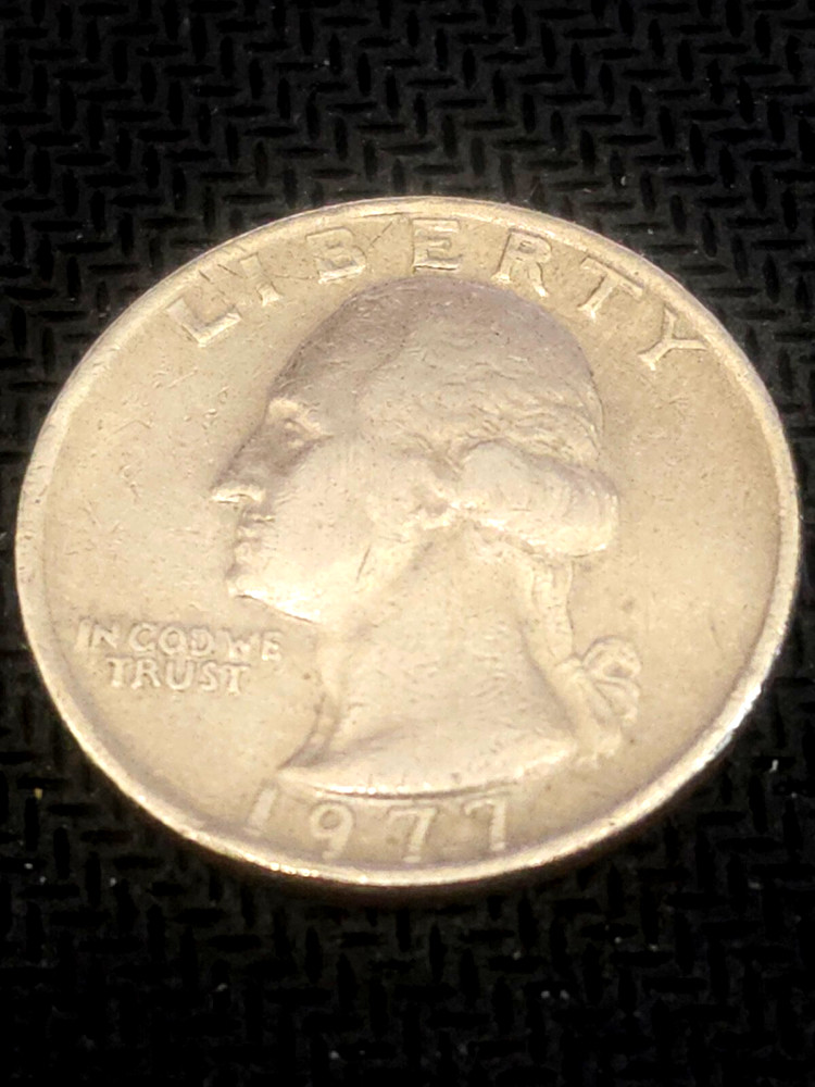 1977 quarter no mint mark  "Good Condition"
