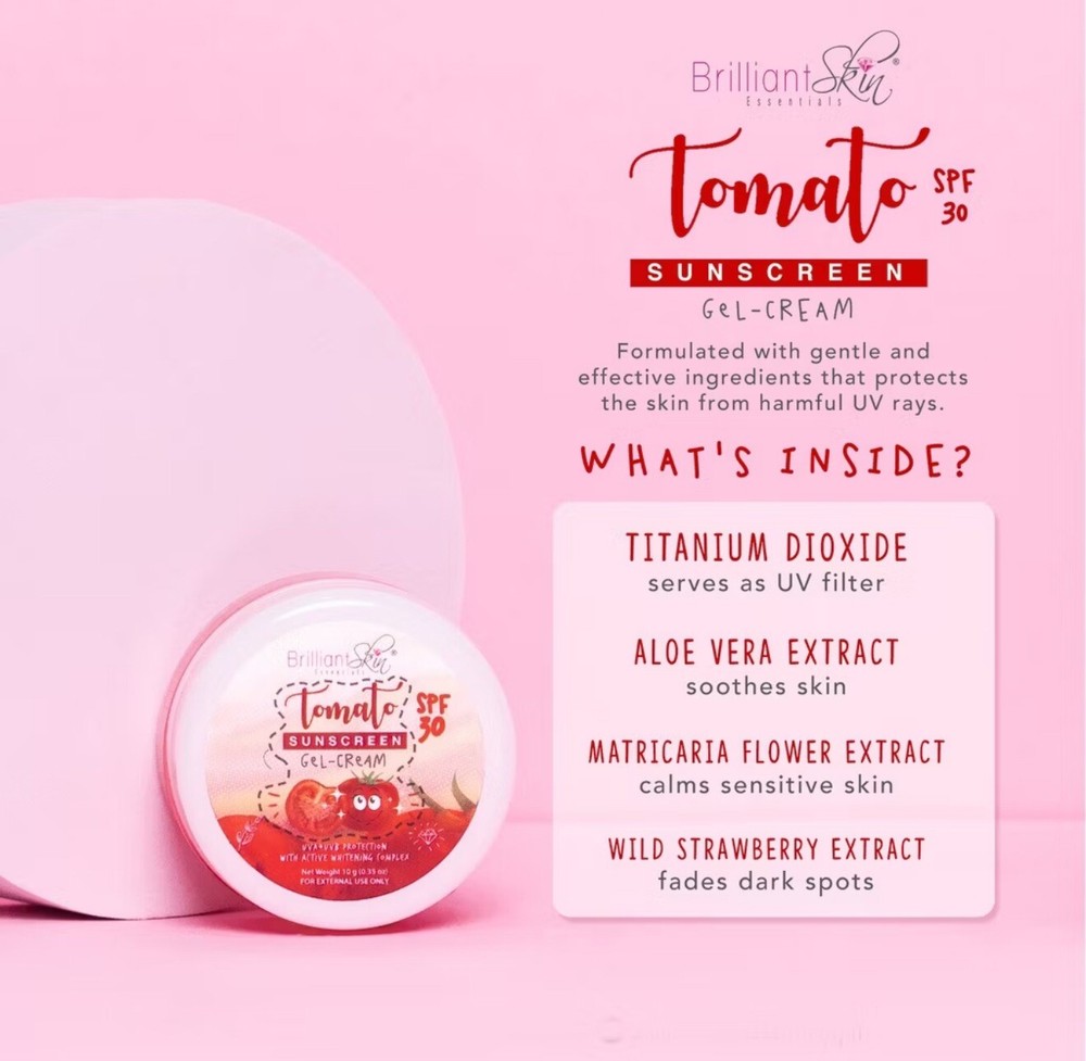 Brilliant Skin Tomato Micro Exfoliating Set | 💯 Authentic | For Sensitive Skin