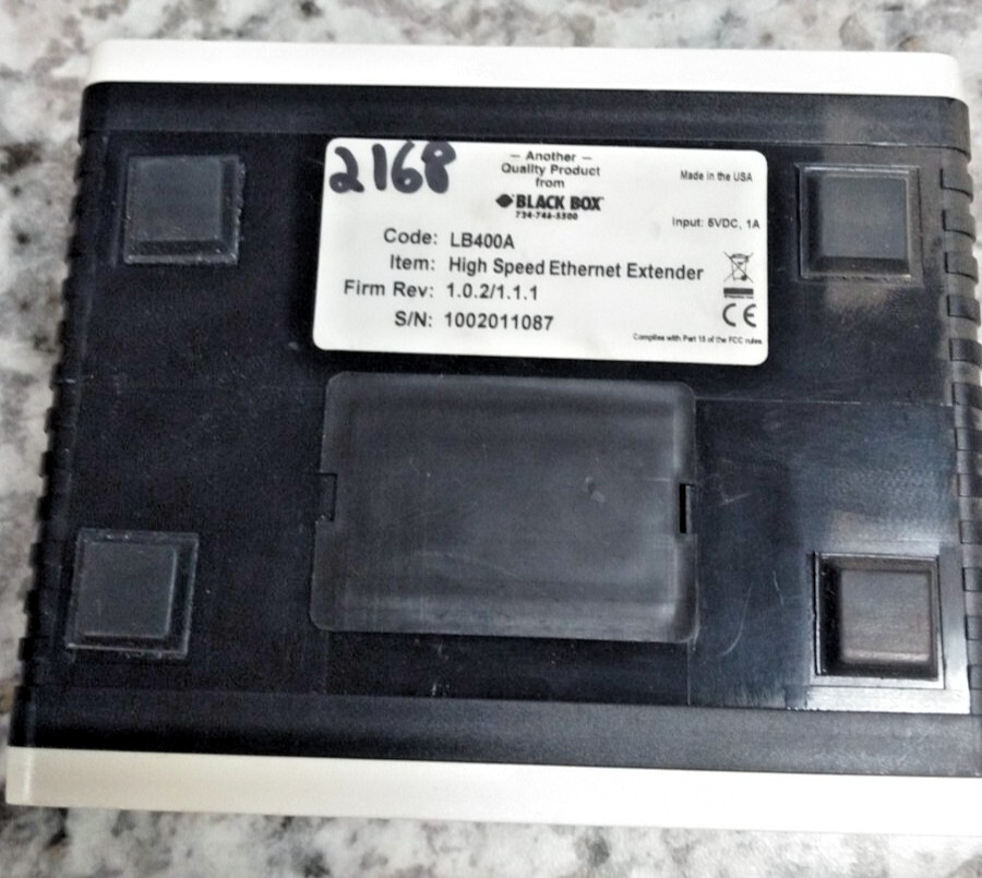 Patton CopperLink Black Box Model LB400A Industrial Ethernet Extender