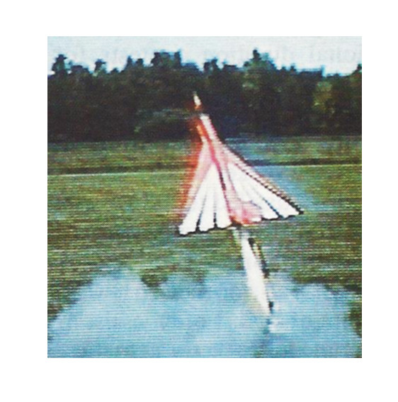 Ladyhawk Estes Rocket Powered Sport Plane Plans, Templates, Instructions 23ws