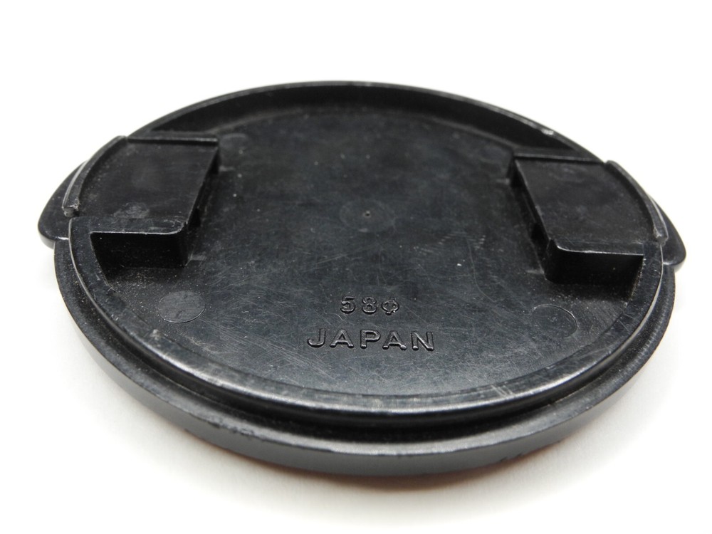 Mamiya 58mm Genuine Black Snap On Front Camera Lens Cap